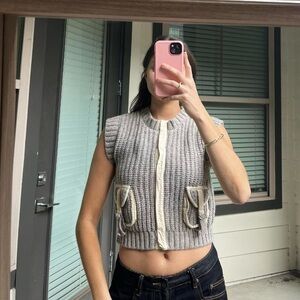 Zara knit vest